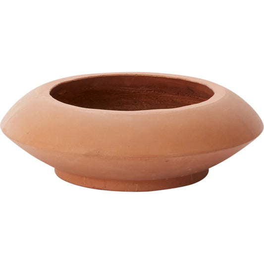 Avana Stacking Planter by Accent Decor in terracotta. Made from concrete in a modern style.
