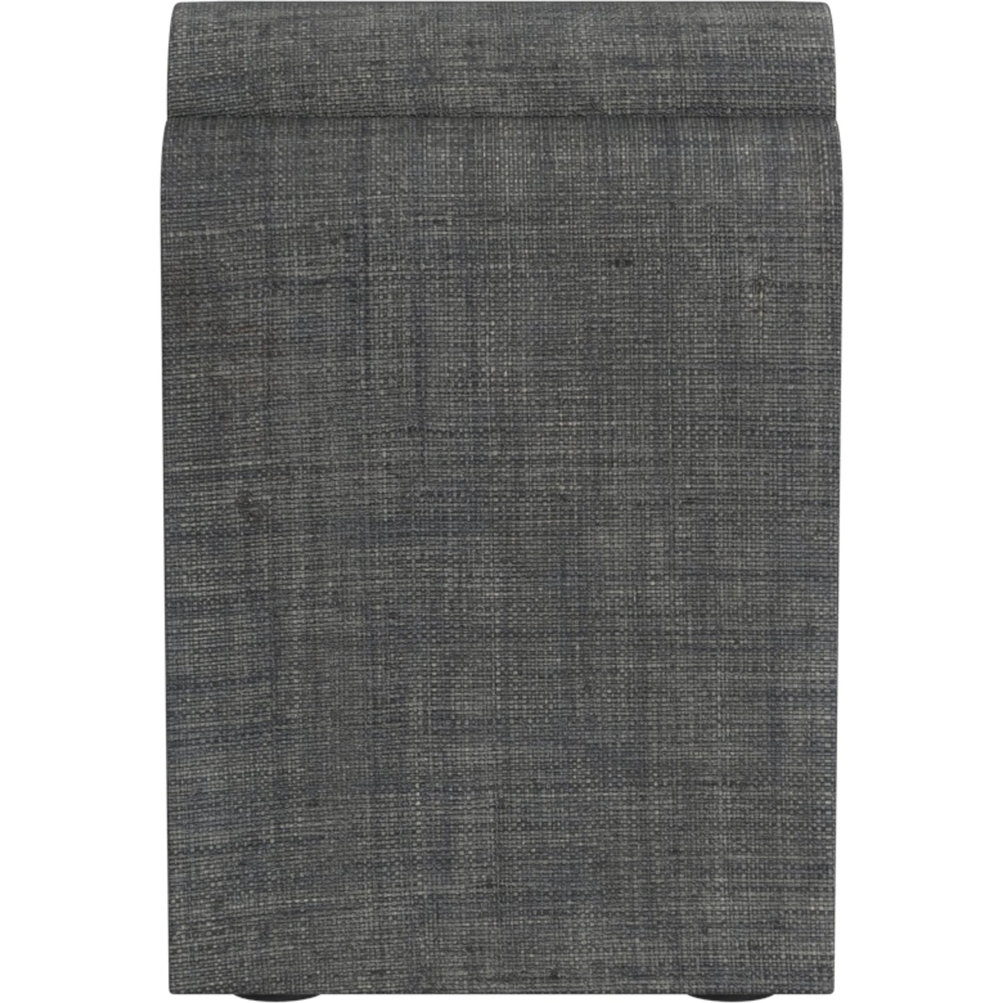 004 SI-2077886 | Additional Silo | Chatham Raffia Waterfall Side Table by Butler Specialty Company in charcoal and charcoal raffia. Made from gmelina beechwood solids, mdf, raffia in a transitional style.