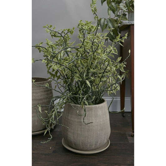 Holt Pot by Accent Decor in tan. Made from ceramic in a modern style.