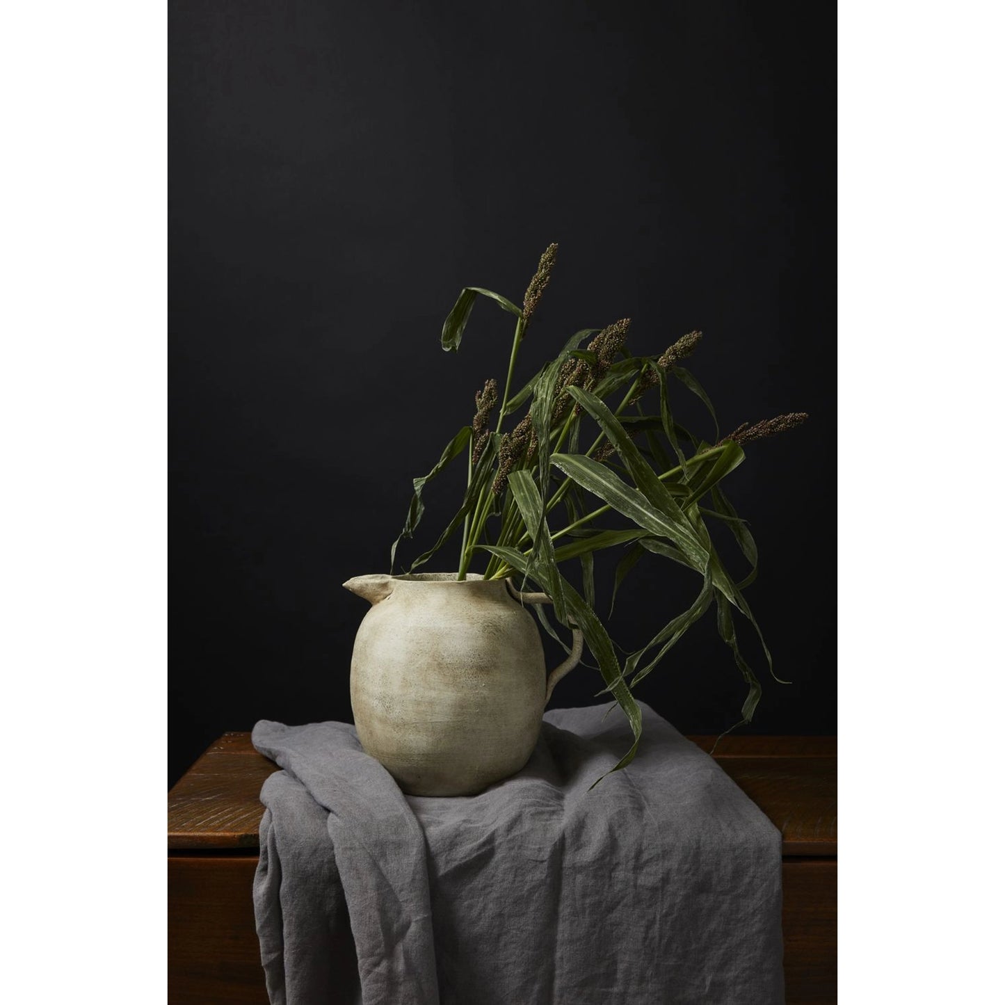 002 SI-2085674 | Lifestyle | Revival Jug by Accent Decor in white. Made from ceramic in a modern style.