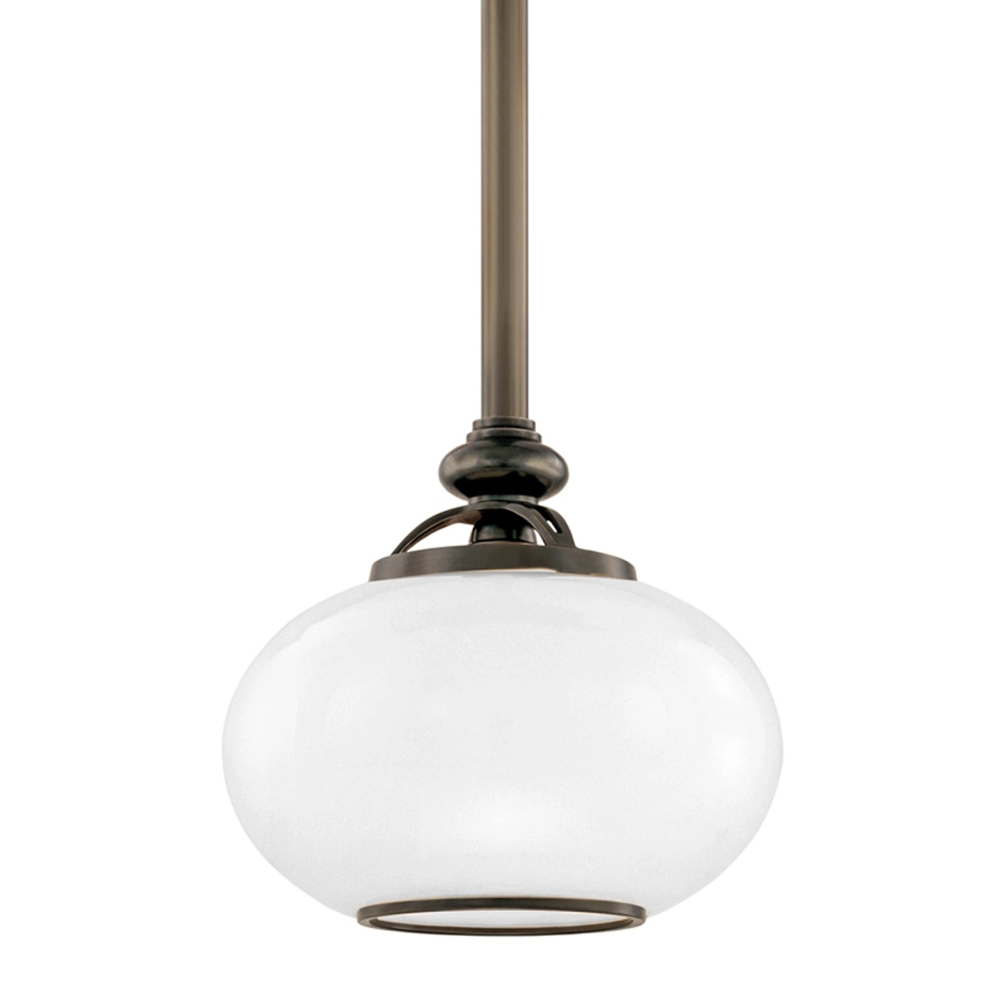 004 S-312887 | Additional Silo | Canton Semi Flush by Hudson Valley in old bronze. Made from brass in a traditional style.