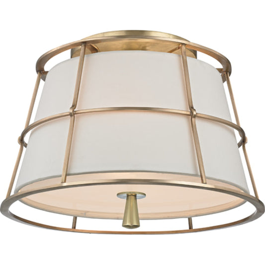 Savona Semi Flush by Hudson Valley. Made from steel in a transitional style.
