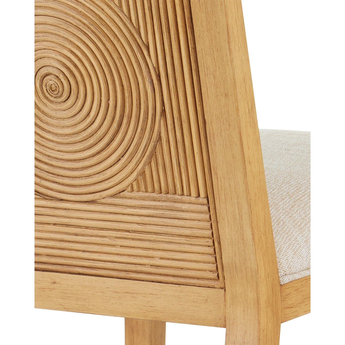 003 SI-2191835 | Additional Silo | Santos Counter Stool by Currey and Company. Made from mahogany, rattan, brass in a modern style.