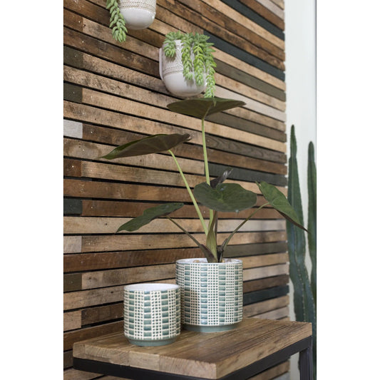 Zati Pot by Accent Decor. Made from ceramic in a modern style.