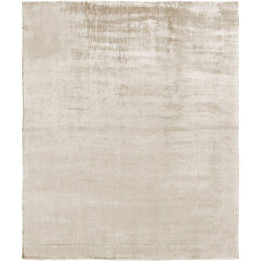Purity 9913 Rug by Exquisite Rugs in ivory. Made from bamboo silk in a unique style.