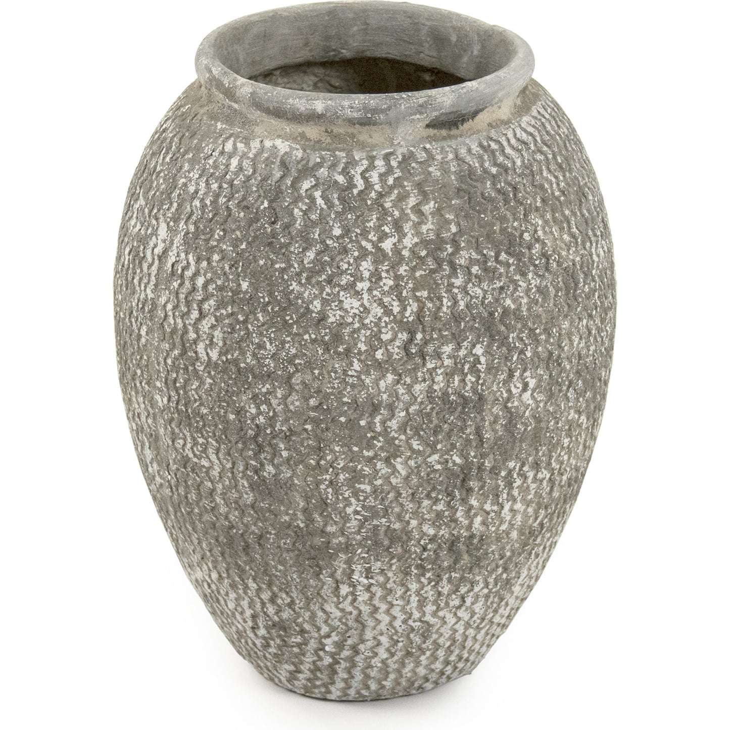 007 SR-900178 | Additional Silo | Distressed Cement Vase by Zentique in distressed gray and cement. Made from cement in a eclectic & global style.