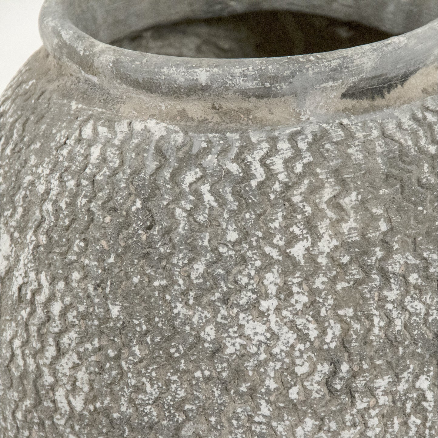 008 SR-900178 | Additional Silo | Distressed Cement Vase by Zentique in distressed gray and cement. Made from cement in a eclectic & global style.