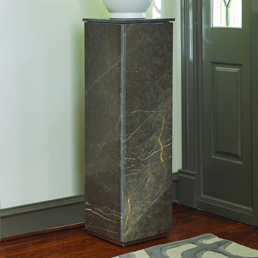 Graffito Pedestal by Global Views. Made from graffito in a modern style.