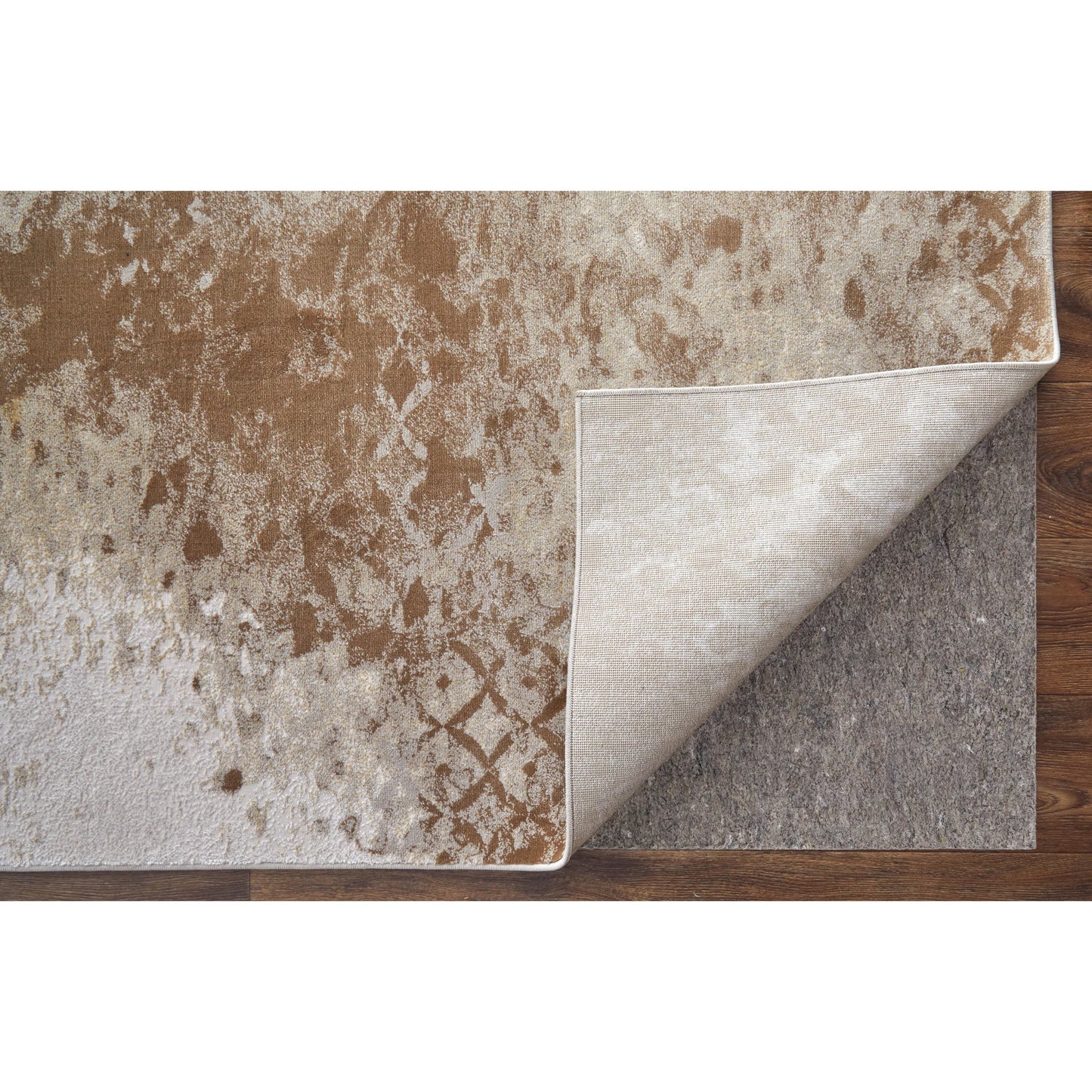 010 SI-2158668,SI-2158669,SI-2158670,SI-2158671,SI-2158672,SI-2158673 | Closeup | Waldor Rug - 73539NCF by Feizy in brown, tan, ivory. Made from polypropylene, polyester in a unique style.