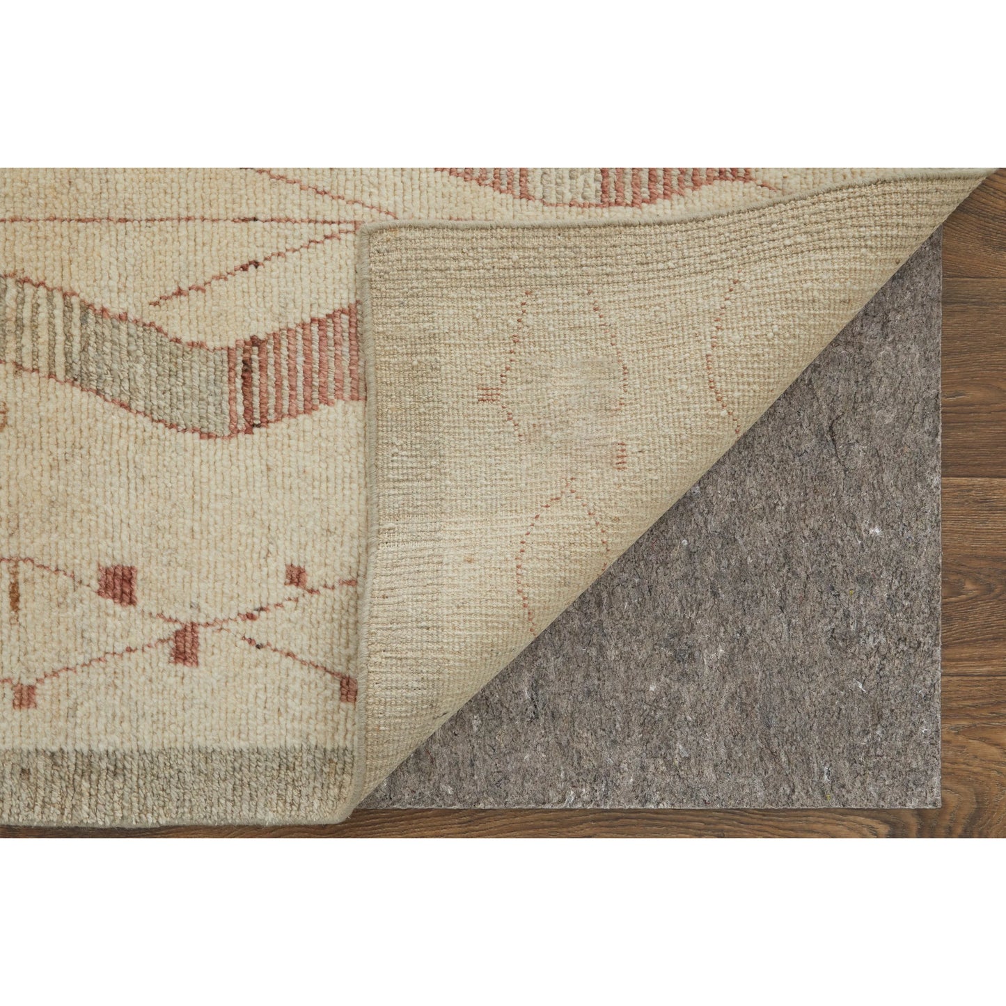 002 SI-2238412,SI-2238413,SI-2238414,SI-2238415,SI-2238416 | Closeup | Kasbah Diamond Rug - KAS69G3F by Feizy in tan, gray, red. Made from wool in a unique style.
