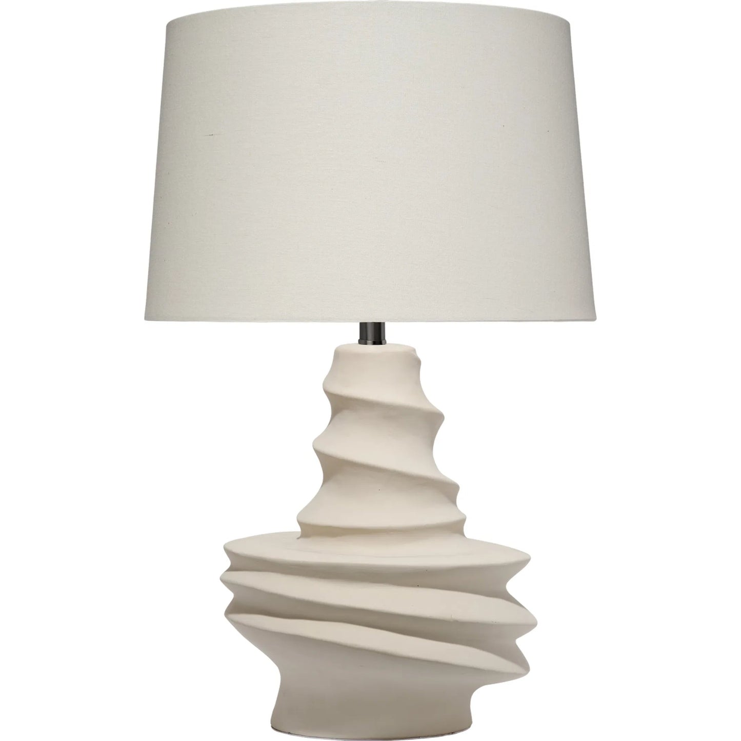 001 SI-2320365 | Primary Silo | Dune Table Lamp by The Livingston Collection in off white and matte off white. Made from ceramic in a unique style.