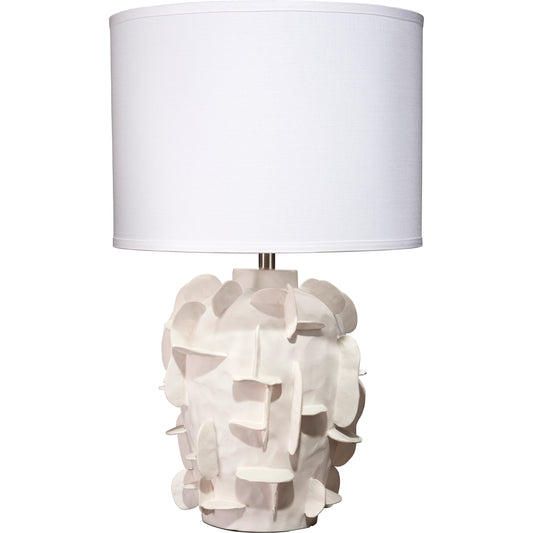 Helios Table Lamp by Jamie Young. Made from ceramic in a modern style.