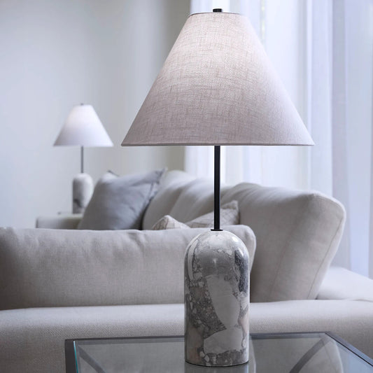 Holt Alabaster Table Lamp by Jamie Young. Made from unique in a modern style.