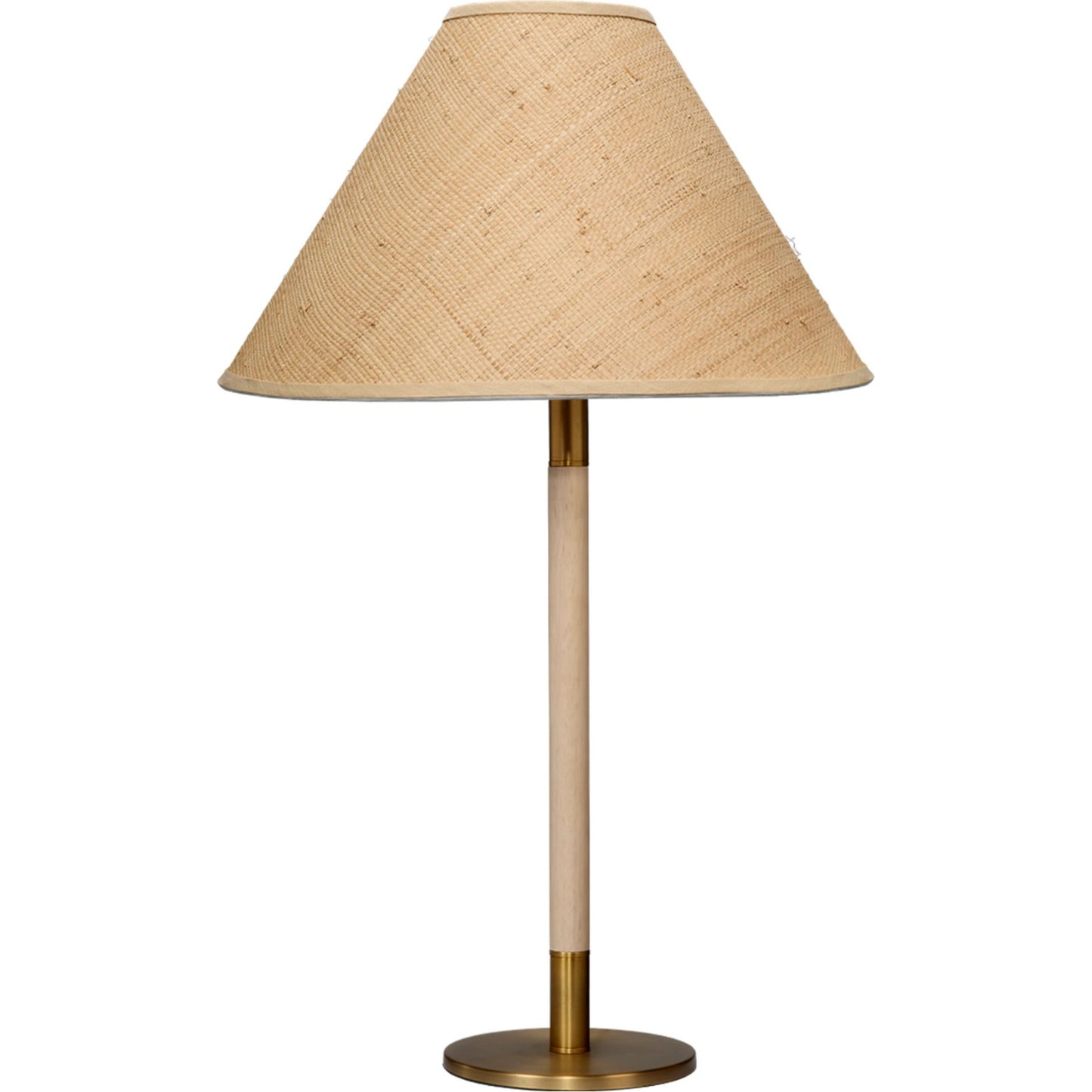 001 SI-2146427 | Primary Silo | Morgana Table Lamp by Jamie Young in natural & antique brass. Made from rubber wood, metal: iron in a modern style.