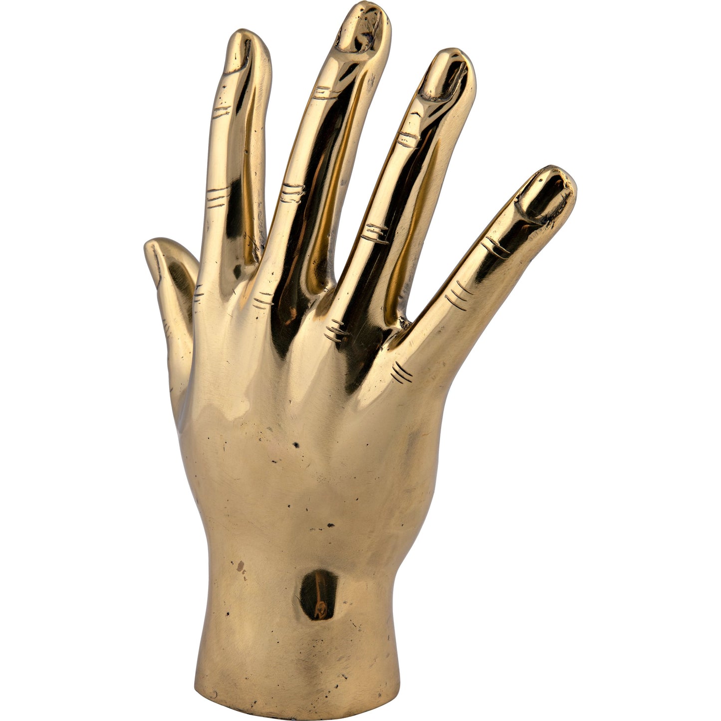 004 S-335239 | Additional Silo | Open Hand by Noir in brass. Made from brass in a modern style.