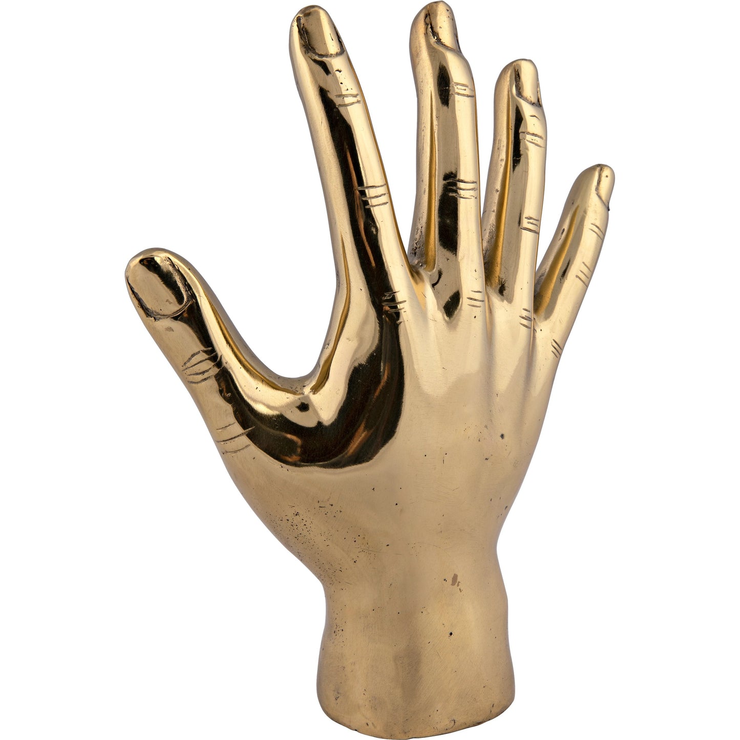 007 S-335239 | Additional Silo | Open Hand by Noir in brass. Made from brass in a modern style.