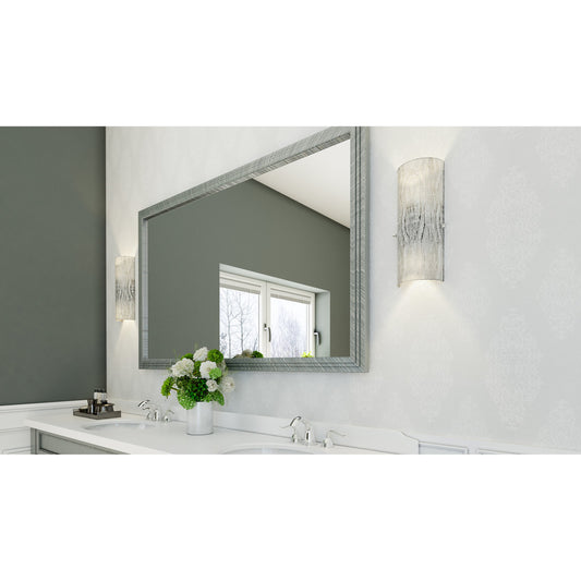 Brilliance Sconce by Varaluz in chrome. Made from chrome, bright ice in a modern style.