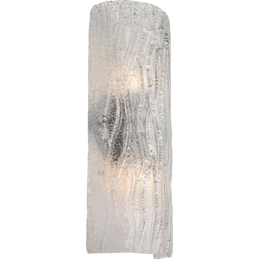 Brilliance Sconce by Varaluz in chrome. Made from chrome, bright ice in a modern style.