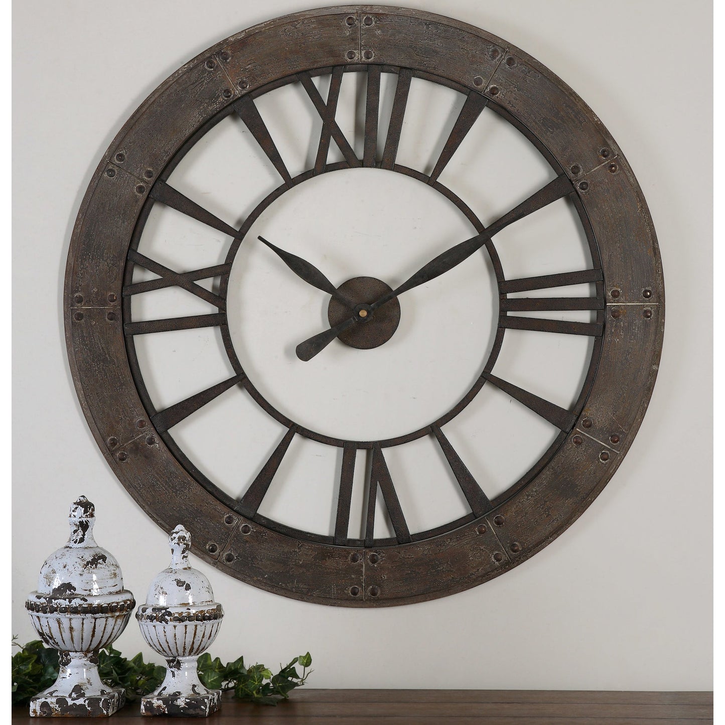 007 S-251675 | Additional Silo | Ronan Wall Clock by Uttermost. Made from unique in a modern style.