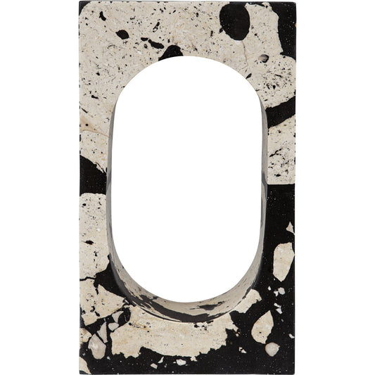 001 SI-1923616 | Primary Silo | Nouveau Coral Sculpture by Uttermost in black. Made from coral, resin in a modern style.