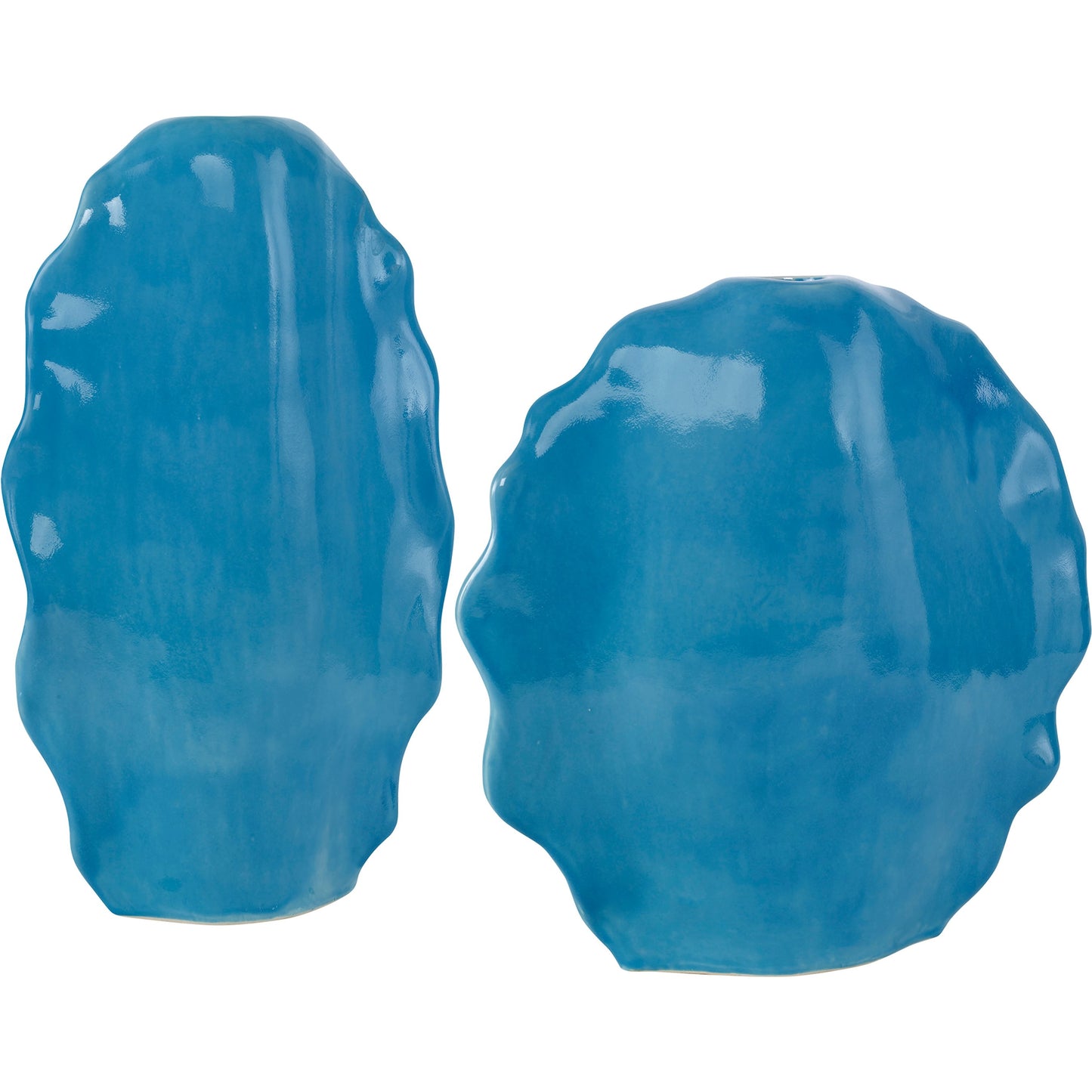 006 SI-1981248 | Additional Silo | Ruffled Feathers Vases by Uttermost. Made from earthenware in a transitional style.