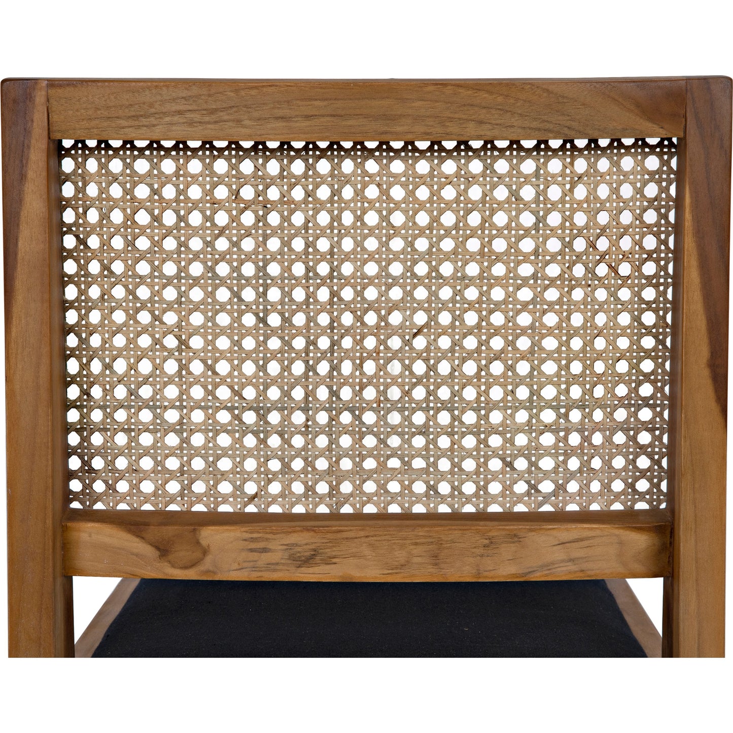 002 SI-1956846 | Additional Silo | Contucius Chair by Noir in clear coat flat teak. Made from teak and canning in a cottage & farmhouse style.