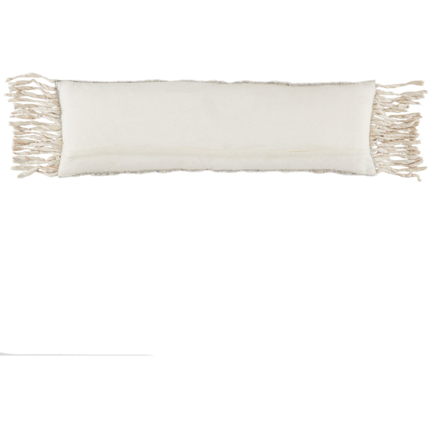 002 SR-861453,SR-861454 | Additional Silo | Angora AGO01 Pillow by Jaipur Living in gray, cream. Made from 70% wool, 20% polyester, 10% linen in a eclectic & global style.