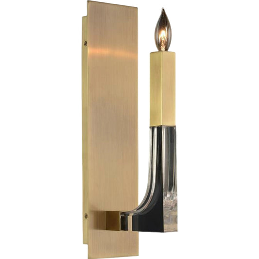 Acrylic Single-Light Wall Sconce by John-Richard. Made from unique in a transitional style.