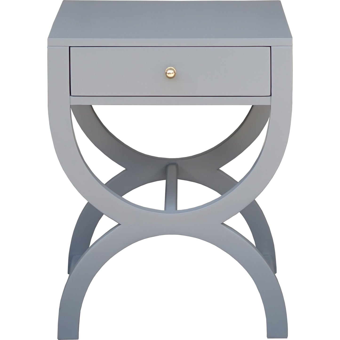 002 S-343189 | Additional Silo | Alexis One Drawer Side Table by Worlds Away. Made from hardwood solids, mdf, metal in a transitional style.
