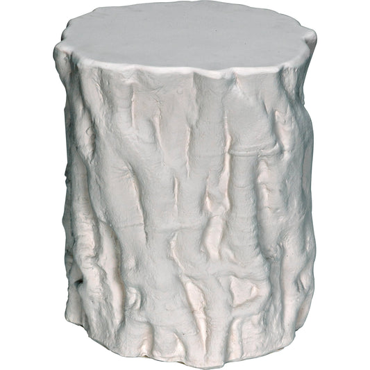 Damono Side Table by Noir. Made from fiber cement in a rustic style.