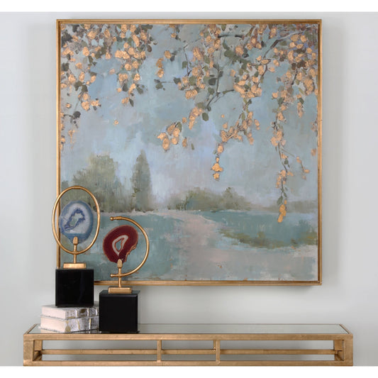 Peaceful Landscape Art by Uttermost in multi. Made from fir in a modern style.