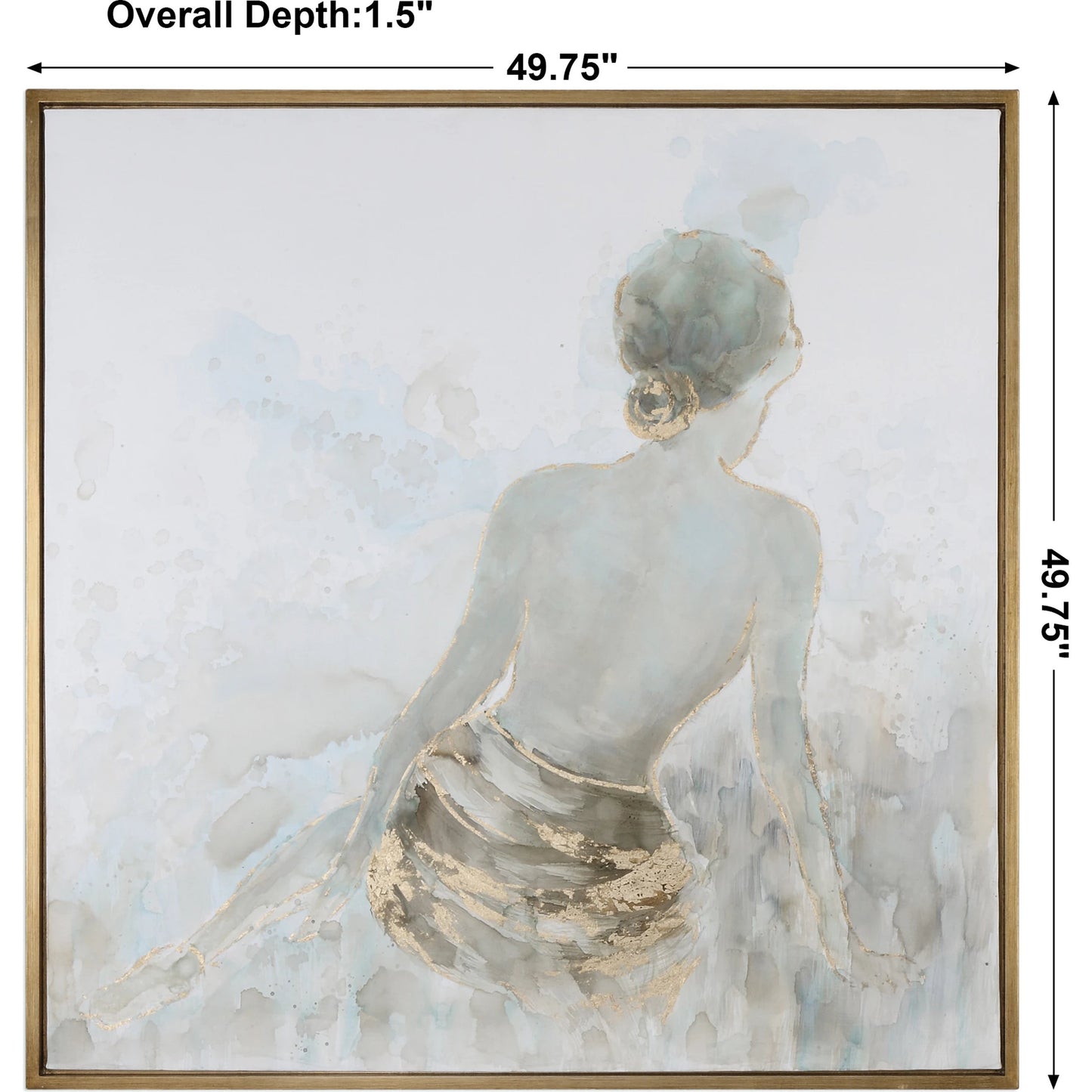 003 S-254071 | Additional Silo | Gold Highlights Feminine Art by Uttermost in multi and gold. Made from pine, canvas, acrylic in a transitional style.