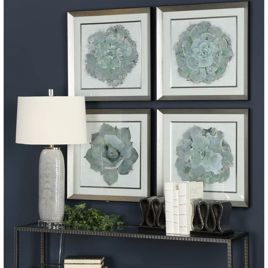 Natural Beauties Botanical Prints (Set of 4) by Uttermost in multi. Made from plastic, glass in a modern style.