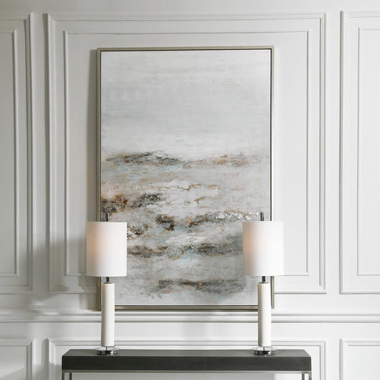 Open Plain Abstract Art by Uttermost in multi. Made from canvas, pine wood, ps moulding in a modern style.