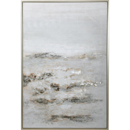 Open Plain Abstract Art by Uttermost in multi. Made from canvas, pine wood, ps moulding in a modern style.