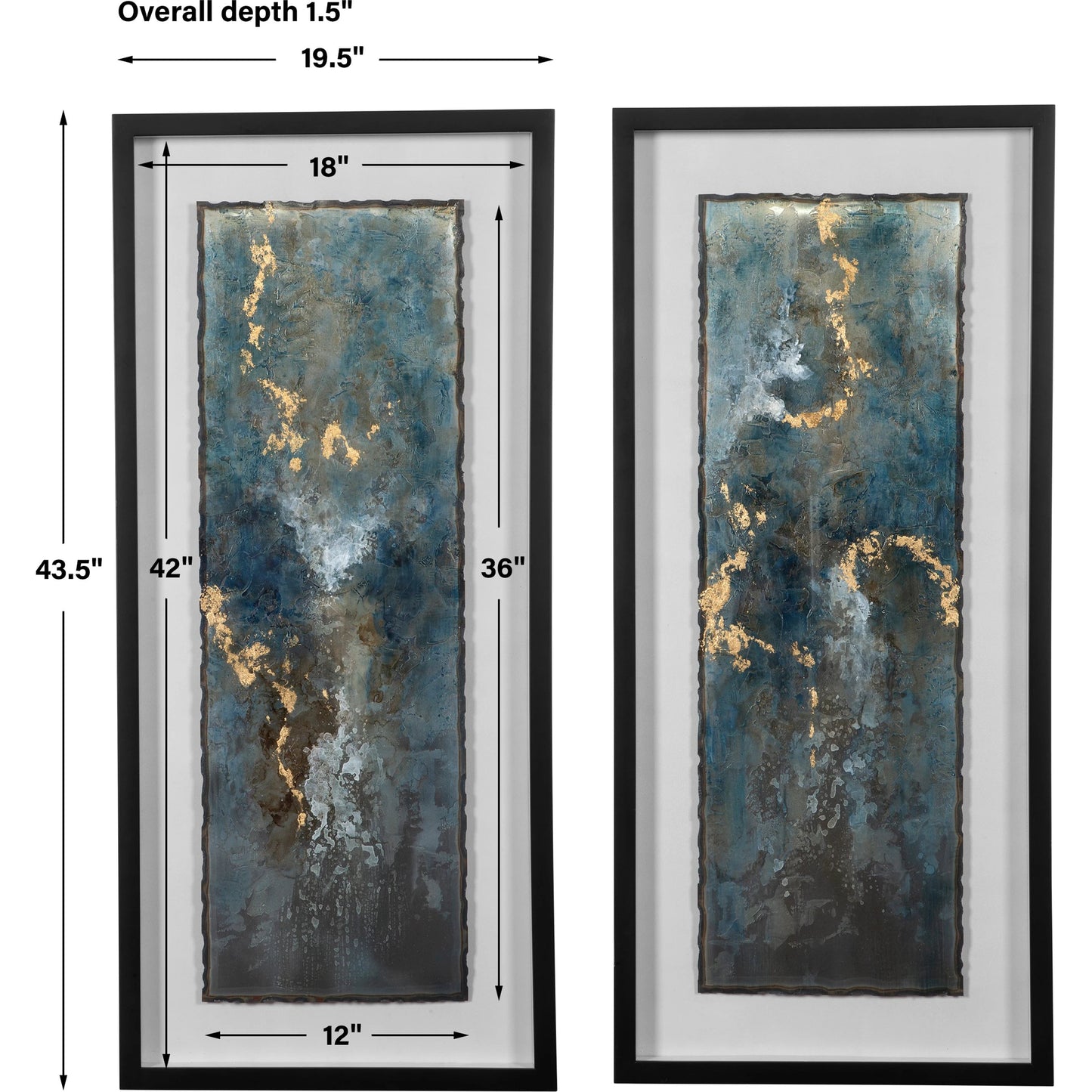 005 SI-1754811 | Additional Silo | Glimmering Agate by Uttermost in multi. Made from mdf, iron, pine, glass in a modern style.
