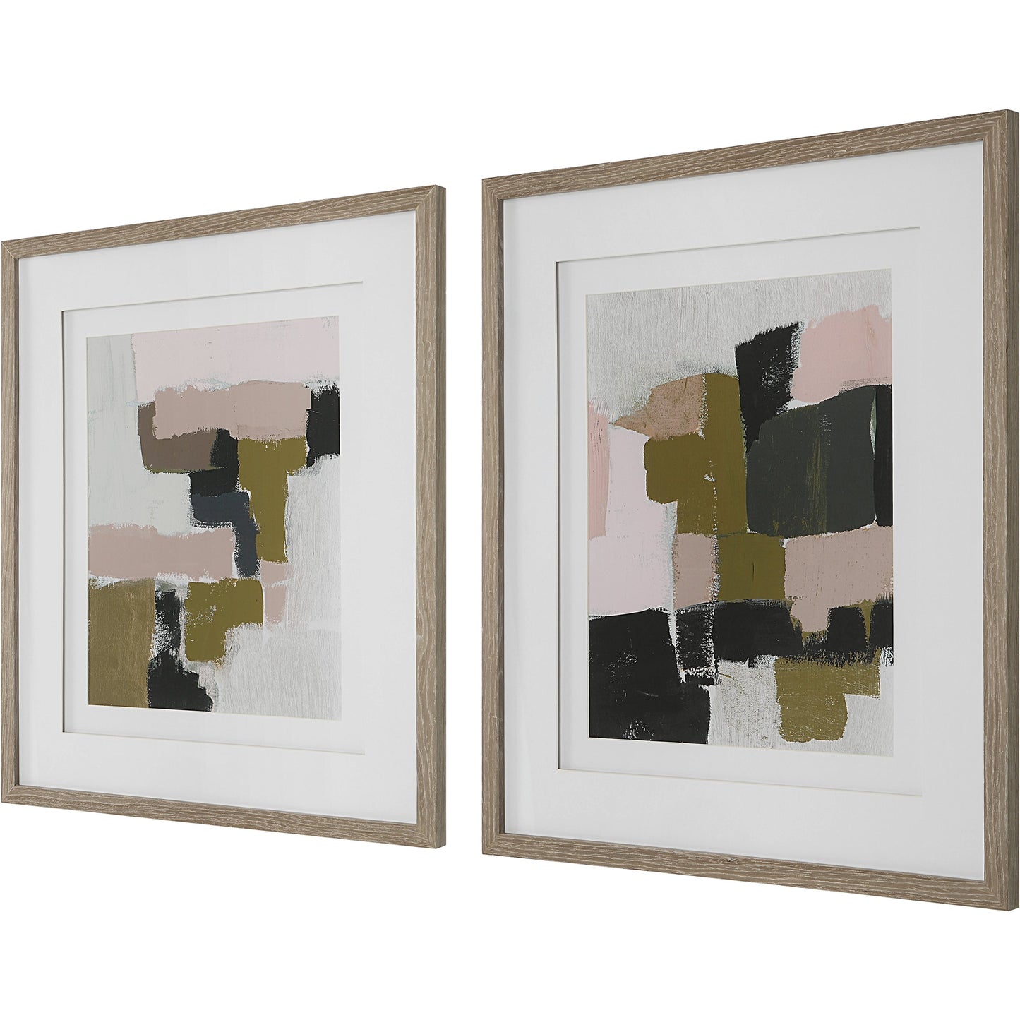 003 SI-1981467 | Additional Silo | Color Block Framed Prints by Uttermost in multi. Made from pine, glass, mdf, veneer, paper in a modern style.