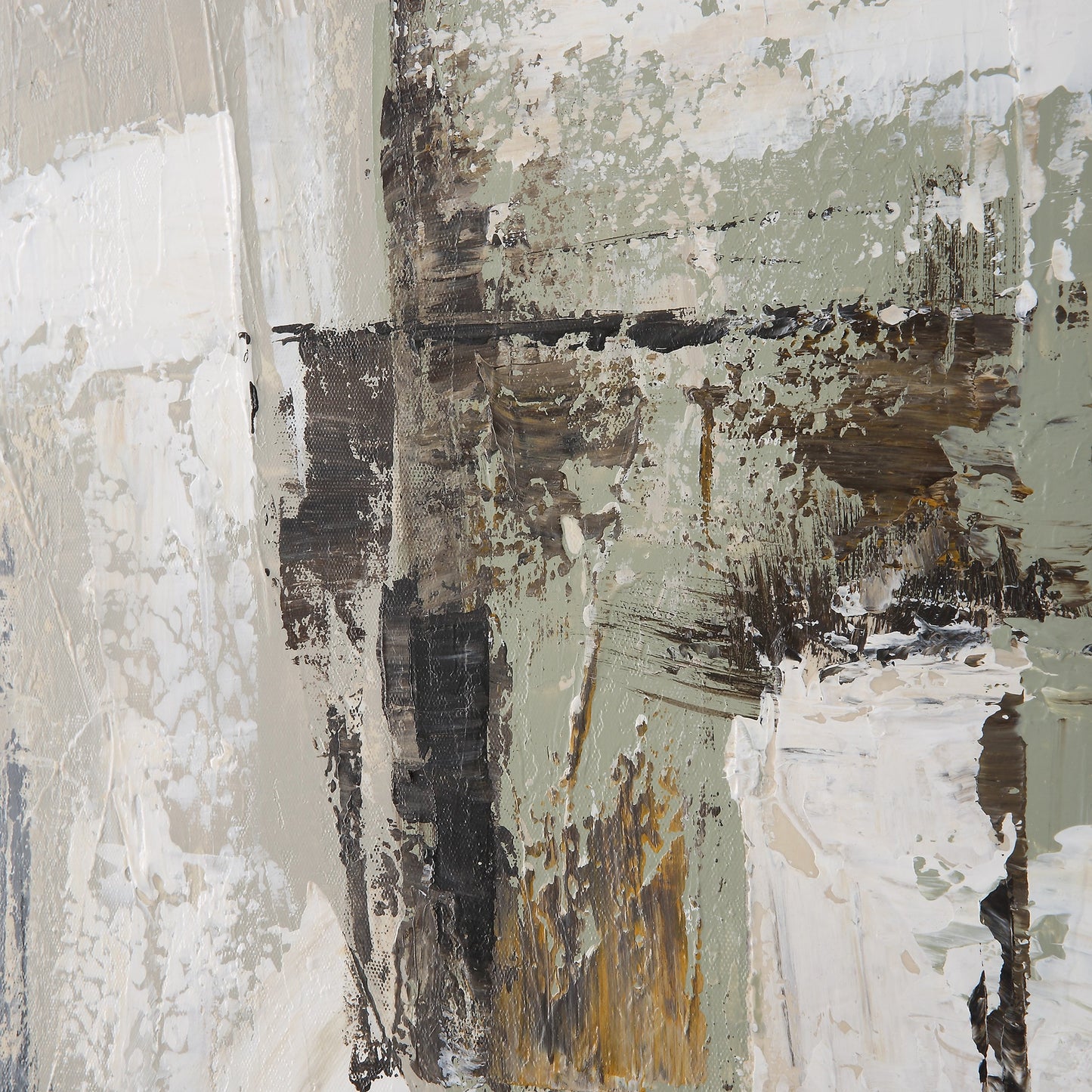 004 SI-1981455 | Additional Silo | Intuition Hand Painted Art by Uttermost in multi and light pine. Made from canvas, pine wood, acrylic in a modern style.
