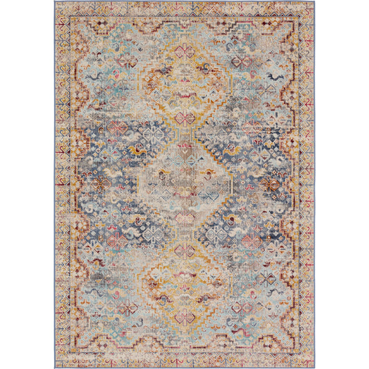 001 SI-1973353,SI-1973354,SI-1973355,SI-1973356,SI-1973357,SI-1973358 | Primary Silo | Bequest BEQ01 Rug by Jaipur Living in blue, mulitcolor. Made from 100% polypropylene in a unique style.