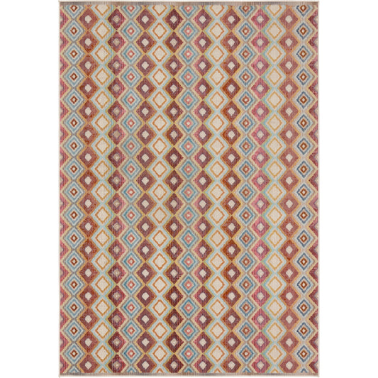 001 SI-1973371,SI-1973372,SI-1973373,SI-1973374,SI-1973375,SI-1973376 | Primary Silo | Bequest BEQ04 Rug by Jaipur Living in multicolor, blue. Made from 100% polypropylene in a unique style.