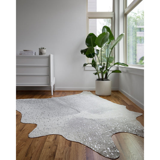 Bryce BZ-02 Rug by Loloi in gray, silver. Made from 100% acrylic in a rustic style.