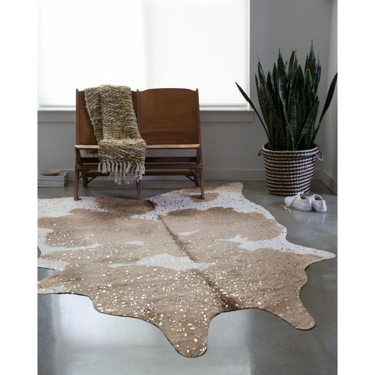 Bryce BZ-06 Rug by Loloi in taupe, champagne. Made from 100% acrylic in a rustic style.