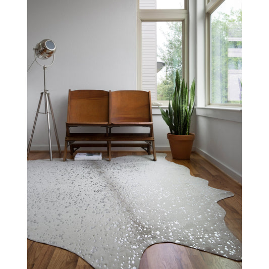 Bryce BZ-09 Rug by Loloi in stone, silver. Made from 100% acrylic in a rustic style.