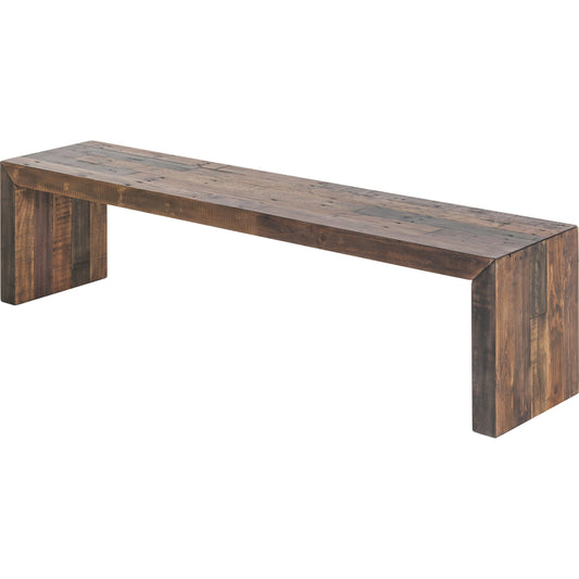 Vintage Bench by Moe's Home Collection. Made from solid recycled pine wood in a modern style.