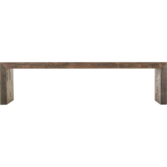 Vintage Bench by Moe's Home Collection. Made from solid recycled pine wood in a modern style.