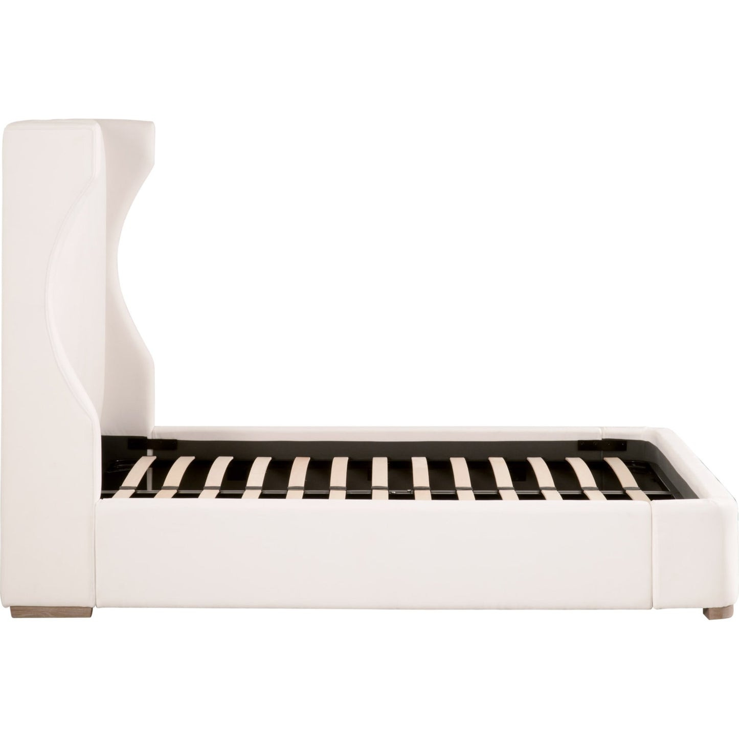005 SR-387059,SR-387060,SR-387061 | Additional Silo | Balboa Upholstered Bed by Essentials For Living in livesmart peyton-pearl, natural gray. Made from wood, fabric in a modern style.