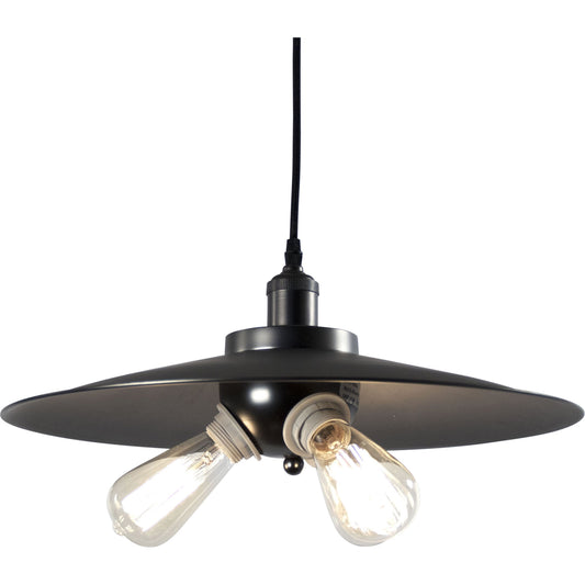 Adeline Hanging Light by Zentique in antique black and metal. Made from metal in a modern style.