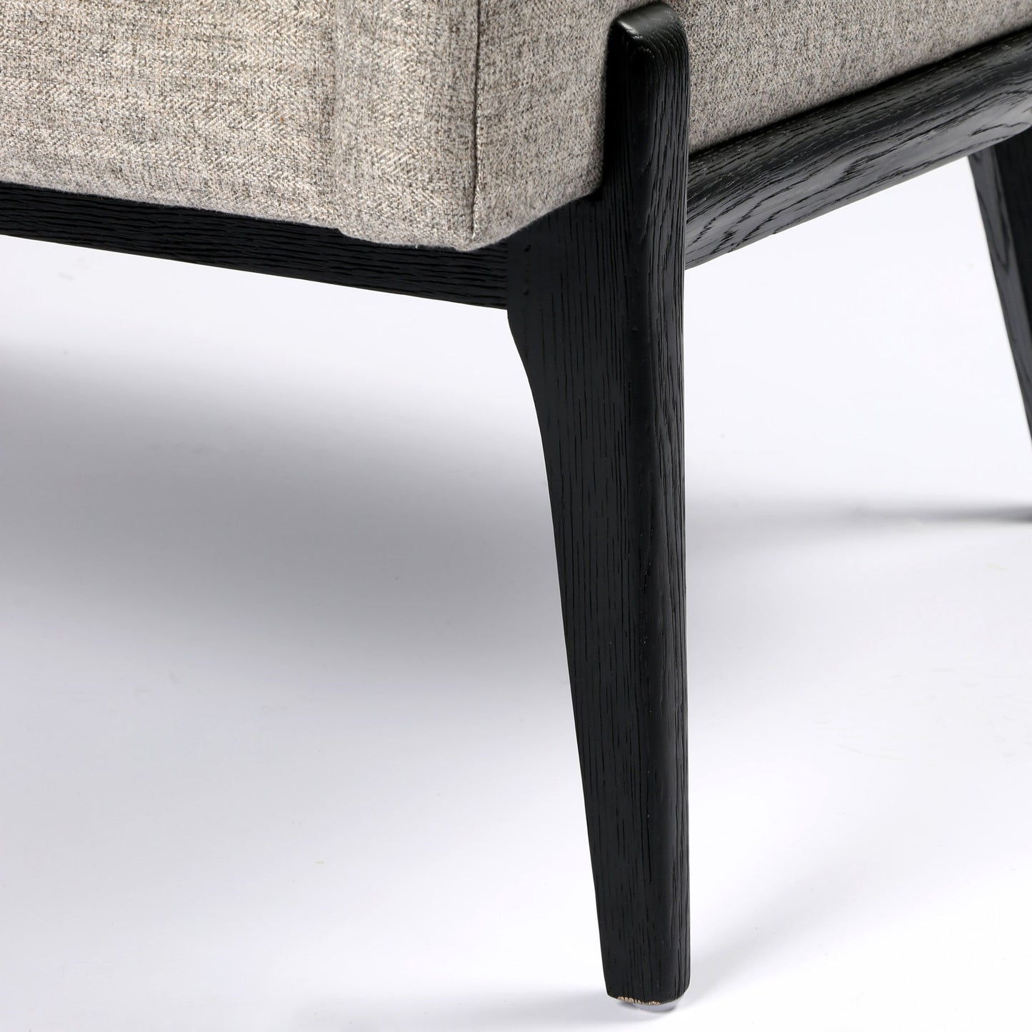 007 S-338890 | Additional Silo | Copeland Chair by Four Hands in orly natural and black oak. Made from 100% polyester, solid oak in a transitional style.