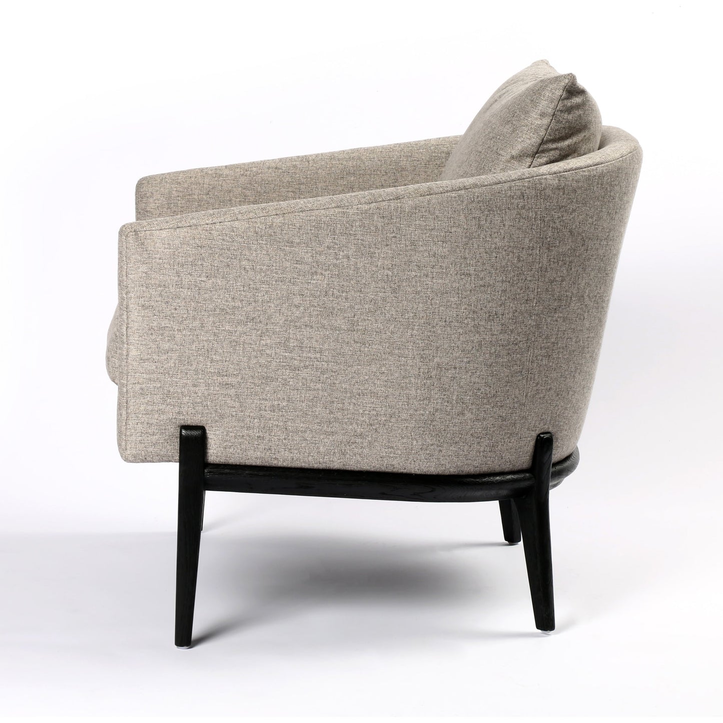 010 S-338890 | Additional Silo | Copeland Chair by Four Hands in orly natural and black oak. Made from 100% polyester, solid oak in a transitional style.