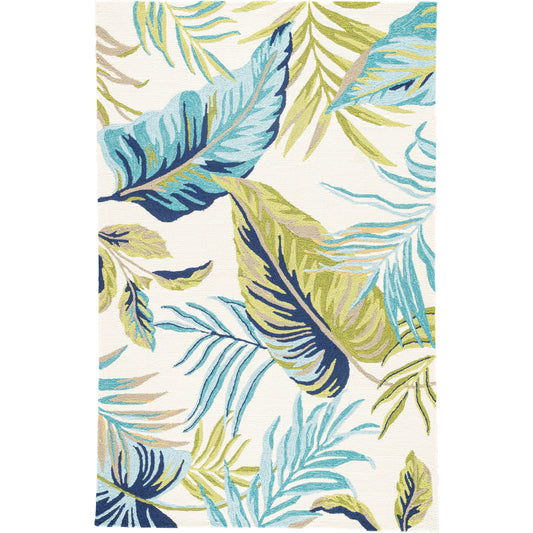 Catalina CAT52 Indoor/Outdoor Rug by Jaipur Living in blue, green. Made from 100% polypropylene in a unique style.